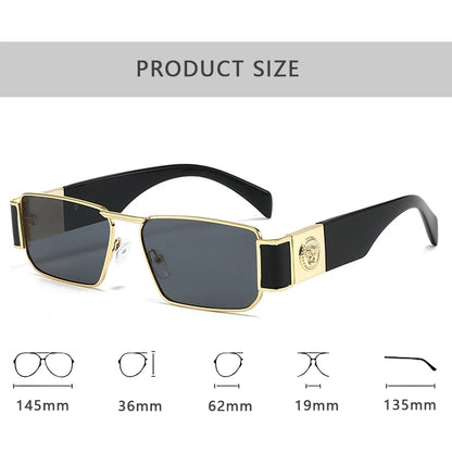 New Fashion Brand Luxury Designer Sunglasses Men Women 2026 Leopard Vintage Elegant Shades Glasses Trendy Travel Top Sunglasses