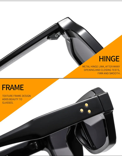 New Fashion Small Square Sunglasses For Women Men Modern Design Retro Double Color Frame Sun Glasses Shades UV400 Eyeglasses