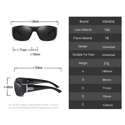 VIAHDA NEW Polarized Sunglasses  Outdoor Sport Classic Driving Fishing UV400 Men Without Box Women   Sun Glasses