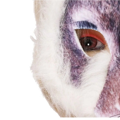 High Quality PVC Halloween Party Mask Full Face Realistic Animal Face Cosplay Prop Durable Lightweight Dress Up Masks