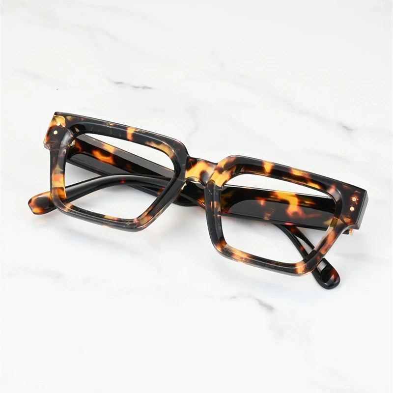 New Transparent Computer Glasses Frame Women Men Anti Blue Light Square Eyewear Blocking Glasses Optical Spectacle Eyeglass ﻿