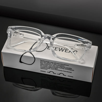 1pc Fashion Square Reading Glasses for Men Women Large Frame Presbyopia Eyeglasses High-definition Eyewear Paerde