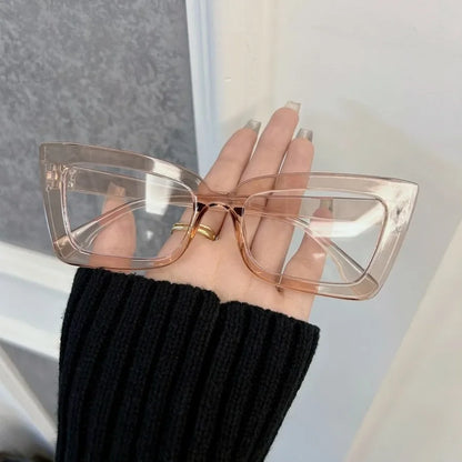 Fashion Lovely Cat Eye Eyeglasses Frames Women Men Transparent Clear Brand Designer Optical Frame Oculos