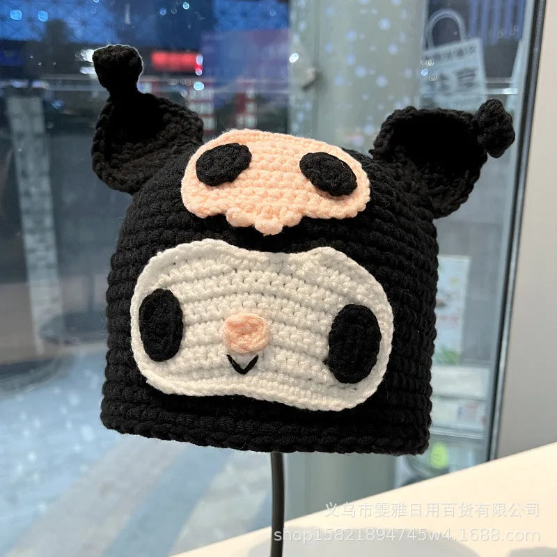 Unisex Balaclava Fashion Cosplay Carnival Party Winter Warm Cap Adult Children Autumn Winter Funny Cartoon Monster Knitted Hat
