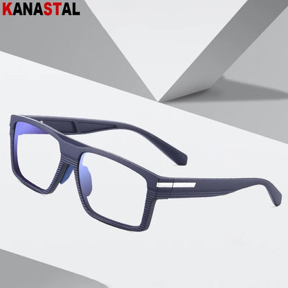 Men's Optical CR39 Lenses Myopia Presbyopic Eyewear Women Blue Light Blocking Prescription Reading Glasses TR90 Eyeglasses Frame