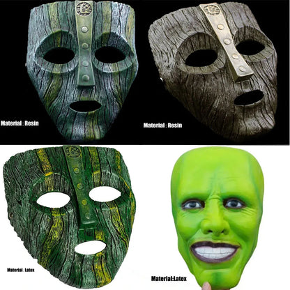 Halloween Resin/Latex Cameron Diaz Loki Masks Jim Carrey Venetian  Mask The God of Mischief Masquerade Replica Cosplay Costume