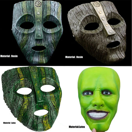 Halloween Resin/Latex Cameron Diaz Loki Masks Jim Carrey Venetian  Mask The God of Mischief Masquerade Replica Cosplay Costume