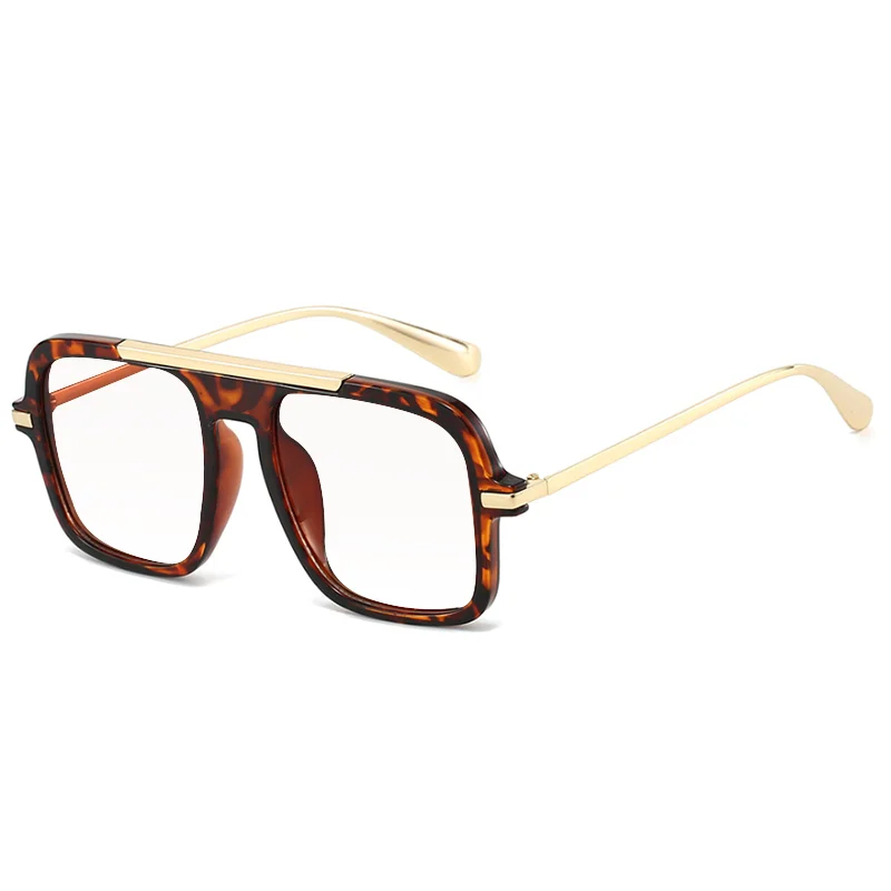 Large Square Anti Blue Light Reading Glasses Men Women Brand Design Finished Prescription Optical Glasses Customized Diopter