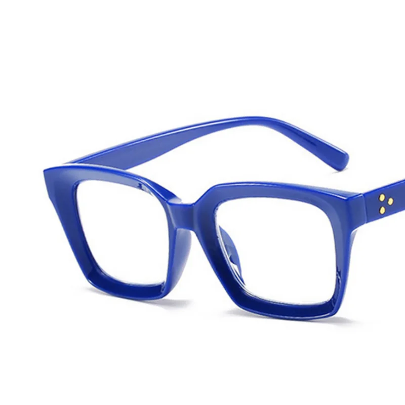 Retra Square Concave Frame Clear Lens Glasses Ultra Light Myopia Nerd Spectacles Degree 0 -0.5 -1.0 -2.0 -3.0 -4.0 to -6.0