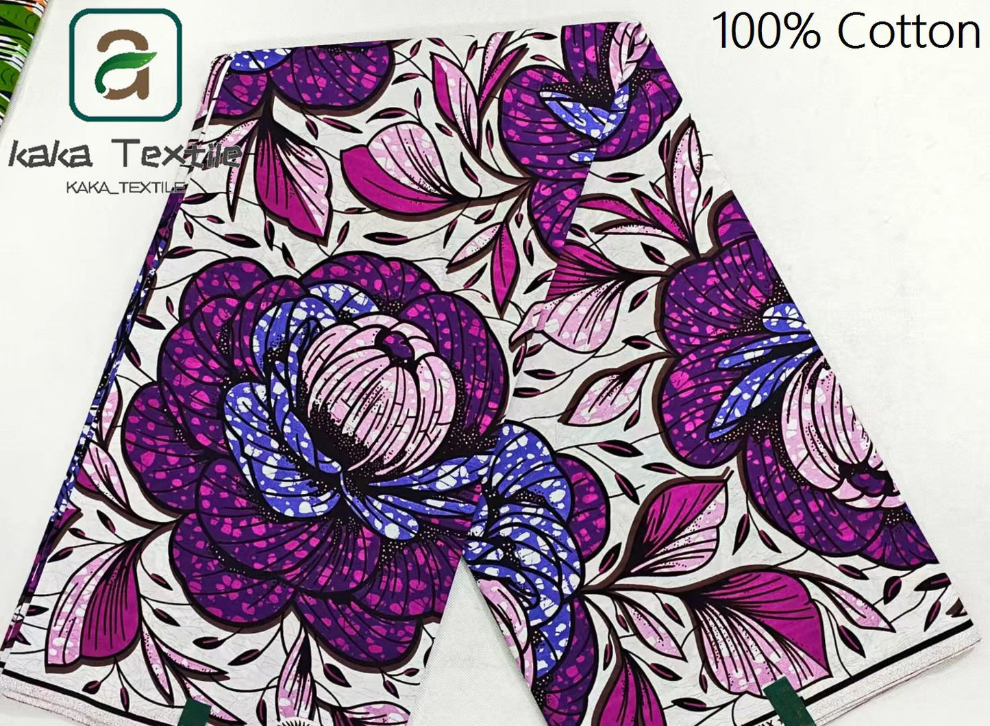New Super Tissu Ankara Good Real Prints African Wax Fabric Soft Pagne Cotton Material Kente 6YARDS Stuff Blue Batik For Sew