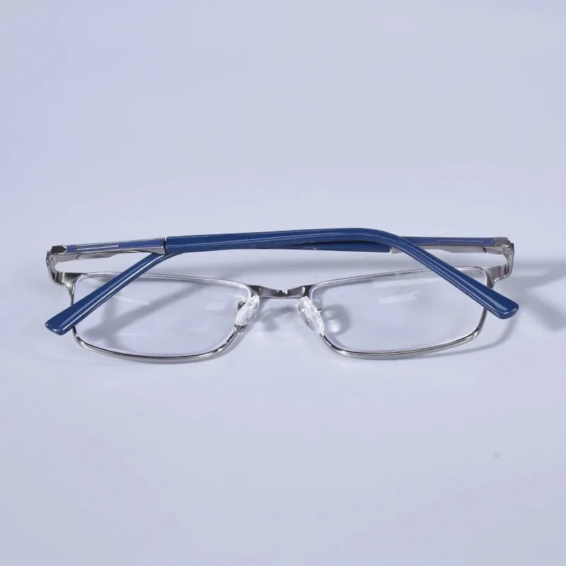 Double Color Oversize Frame Reading Glasses For Men And Women Anti blue Light High Quality Square Presbyopia Glasses+175