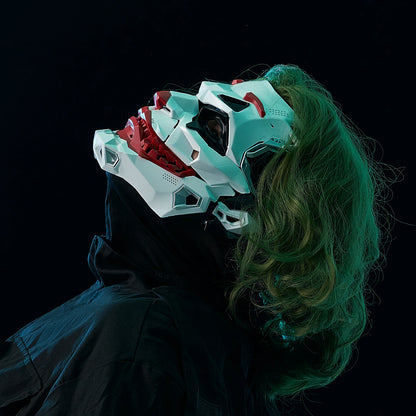 Joker Masks Cyberpunk Masks Clown Braids 2d Cosplay Resin Custom Products Halloween Anime Role-Playing Props And Gifts Toys
