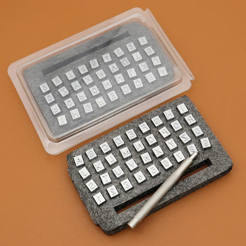 Leather alphanumeric stamp, DIY handmade leather carving personalized movable type seal, stainless steel material, 36 piece set

Sip & Blot / Sip And Blot / Sip&Blot / SipAndBlot