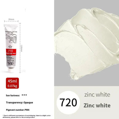 Winsor & Newton 45ML Oil Paint,Colorful Professionals Artist Drawing Tools for Canvas Wood,Crafts,Paper Art Stationery Supplies