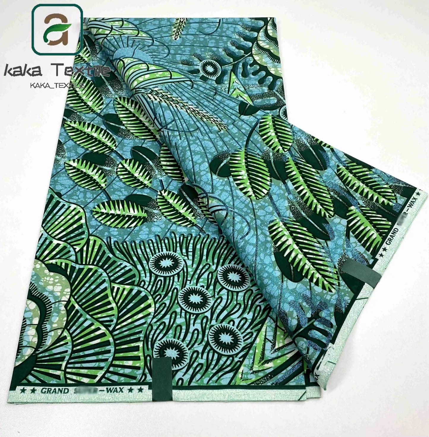Latest African Grand Golden Wax Fabric Super Good Quality Women Pagne Flash Cotton Prints Batik Ankara Glitter Tissus 6yards