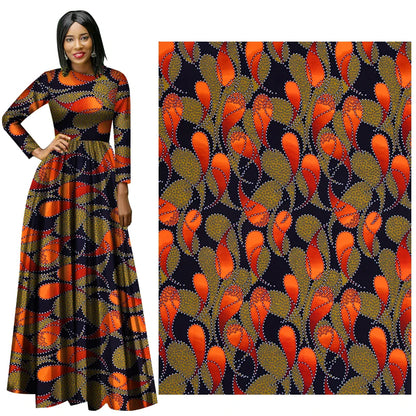 African Fabric Cloth By The Yard 3/6 Yards Ankara Print Wax Fabric for Party Dress Making and Sewing FP6625