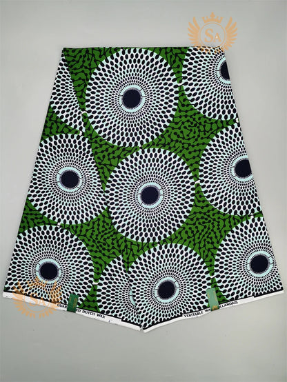 New 100% Cotton Original Real Wax Ankara Fabric 2021 African Print Fabric For Wedding Dress Tissue African Fabric Wax Fabric