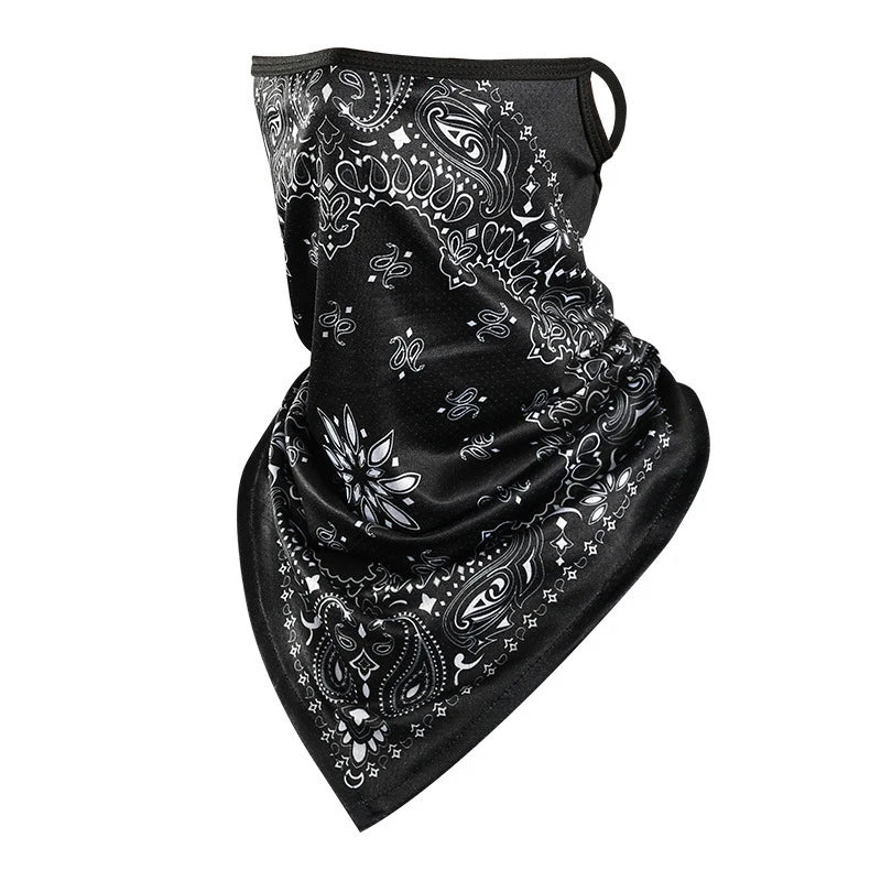 Balaclava Camouflage Motorcycle Face Ice Silk Mask Summer Anti-UV Headwrap Face Shield Running Cycling Outdoor Sports Scarves