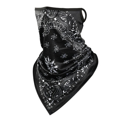 Balaclava Camouflage Motorcycle Face Ice Silk Mask Summer Anti-UV Headwrap Face Shield Running Cycling Outdoor Sports Scarves