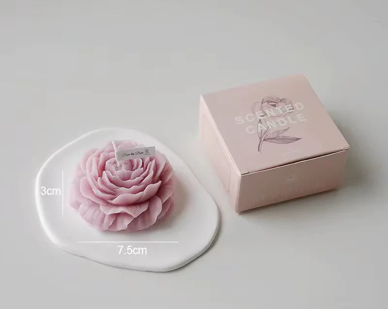 Low Temperature Candles Wax Rose Heart Candle 42 to 48 Degrees Peony Scented Decorative Waxs Valentine's Day Creative Gift