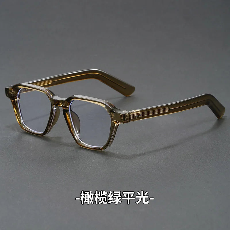 Men's Reading Glasses Blue Light Optical Lenses with Recipe Woman Vintage Tr90 Photochromic Lens Women's Eyeglasses with Frame