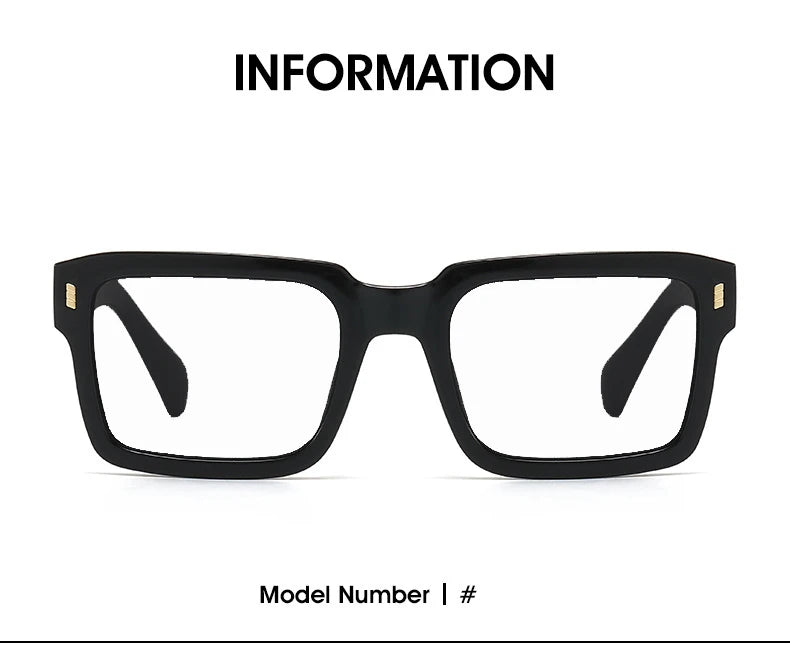 KOCOLIOR New Brand Design Square Board Anti Blue Light Reading Glasses for Men and Women Retro Glasses with Diopter 0 to+6.0