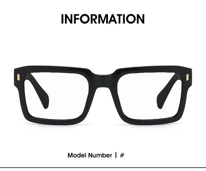 KOCOLIOR New Brand Design Square Board Anti Blue Light Reading Glasses for Men and Women Retro Glasses with Diopter 0 to+6.0