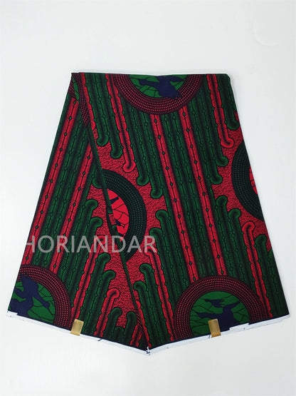 Veritable Guaranteed Dutch Hollandais Quality Prints Pagne African Fabric Dress Real Wax 100% Cotton 6 Yards