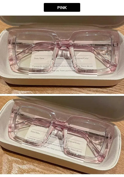 EYORA Oversize Fashionable Reading Glasses Anti Blue Ray Myopia Eyewear Progressive Photochromic Prescription Optical Glasses