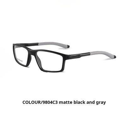 Xbora Sports Anti-blue light Photochromic Myopia Glasses Men Big Size Frame Prescription Glasses Popular Classic Outdoor 9804