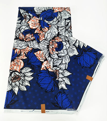 2025 Newest Ankara Real Wax Fabric Guaranteed Veritable African Wax Print Pagne Fabric 100% Cotton 6 Yards Ghana Style Dresses