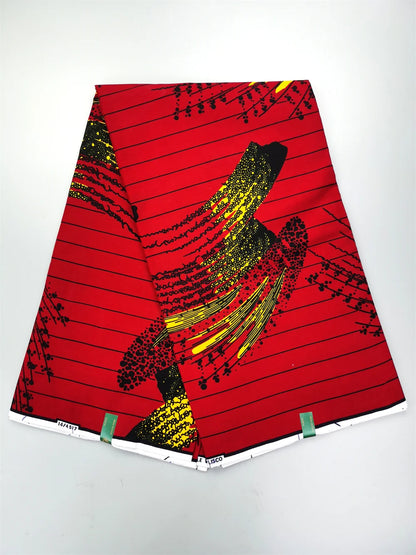 Dutch Ankara Wax Print Fabric High Quality Wax African Hollandais Fabric 100% Cotton Soft African Veritable Real Wax for Dress