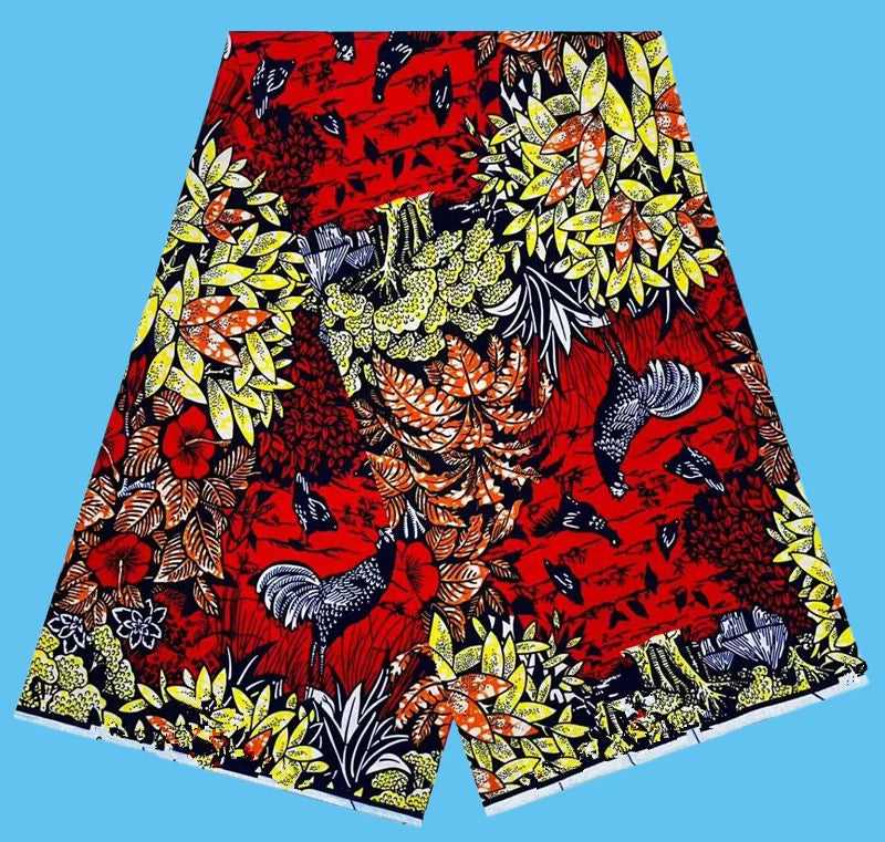 Ankara Fabric African Real Wax Print Cotton 100% New Design 2024 Tissus Wax Africain Patchwork Fabric For Dress 6yard Sales Soft