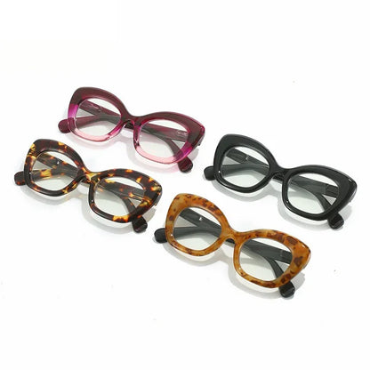 Square Large Frame Reading Eyewear for Women Men Ultra-light Far Sight Eyewear Fashion Prescription Eyeglasses Diopter 0 To +4.0