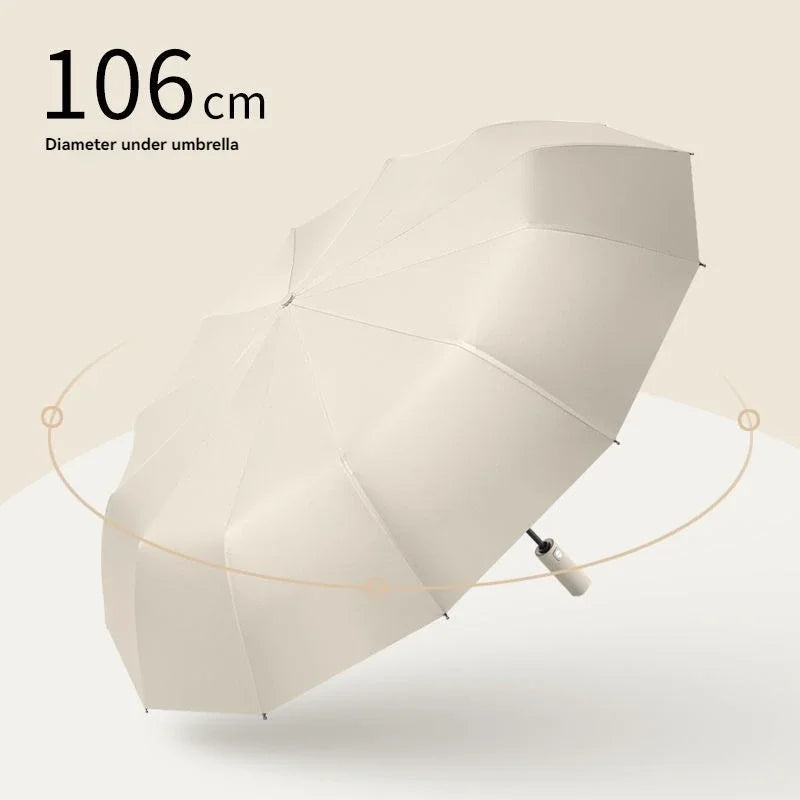 Morandi Fully Automatic Umbrella Black Glue Sunscreen Sun Umbrella Plus Sun Umbrella Wholesale