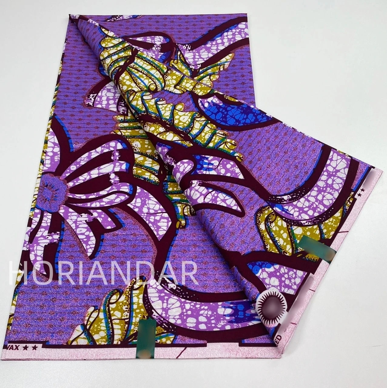 2026 Grand Super Original African Wax Fabric High Quality Nigerian Print Ankara Fabric For Sewing 6 Yard Women Dress 100% Cotton