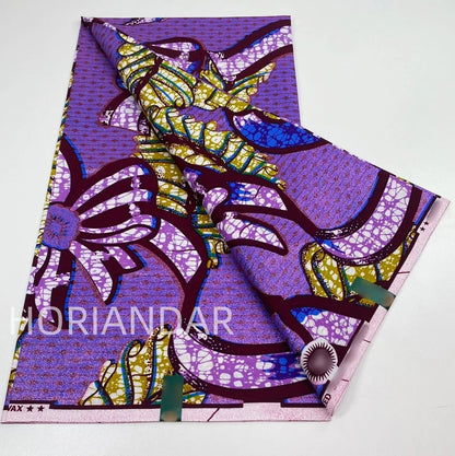 2026 Grand Super Original African Wax Fabric High Quality Nigerian Print Ankara Fabric For Sewing 6 Yard Women Dress 100% Cotton