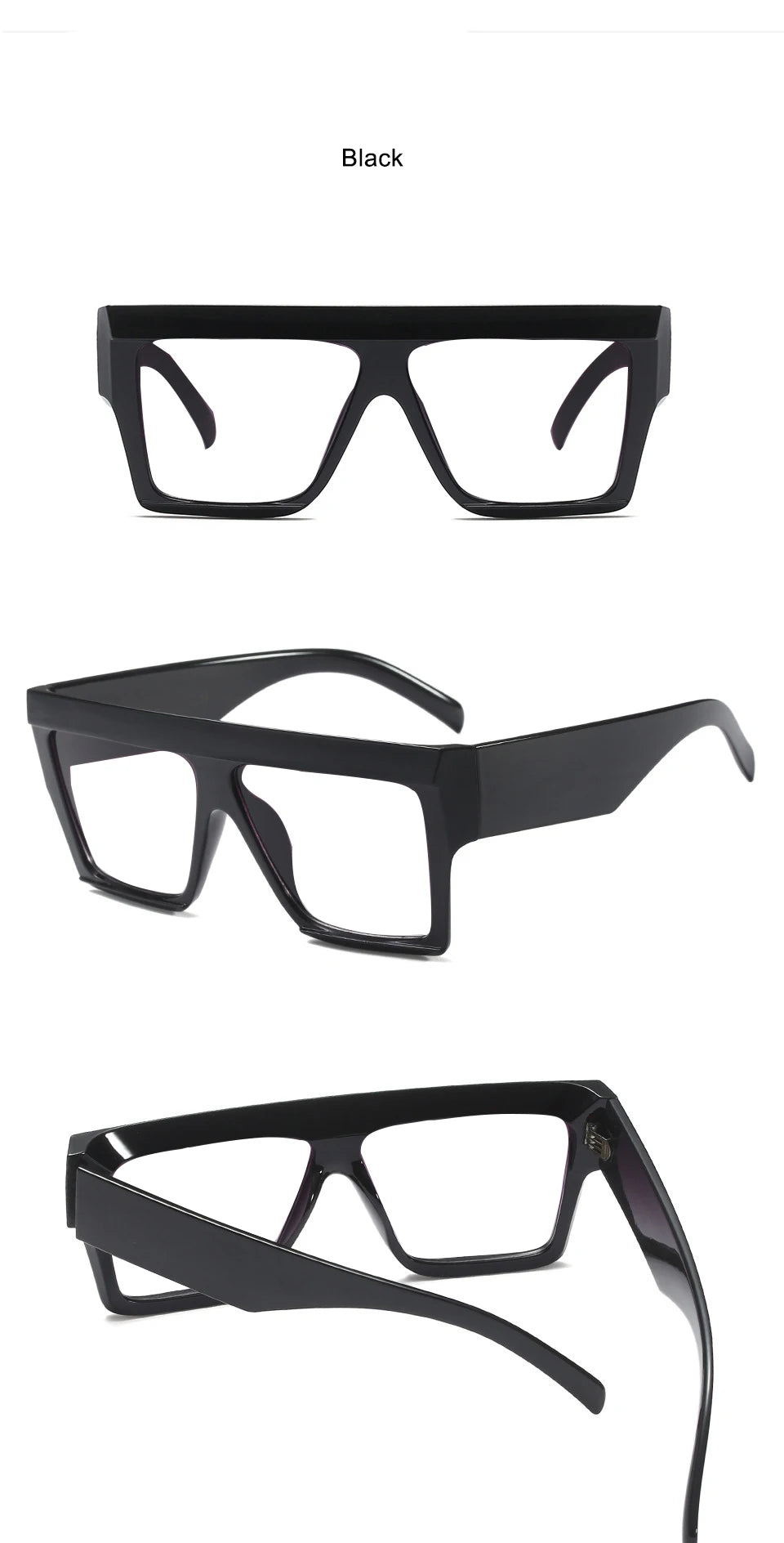 Square Reading Glasses Women Men Luxury Brand Magnifying Oversized Eyeglasses +1.5 +3 +6 Fashion Retro Blue Light Glasses