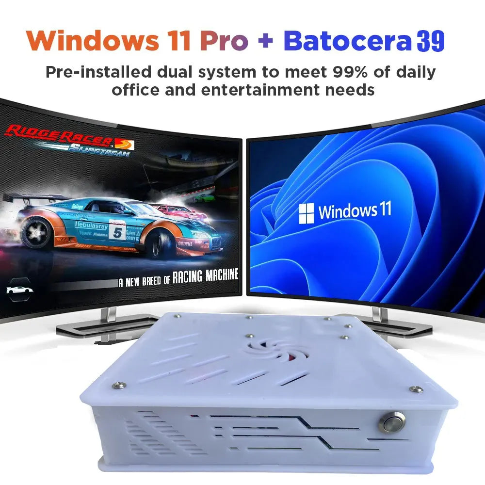 2026 I3-3110M X8 Retro Video Game Console 1TB Plug and Play 4K With 70000+Games 60 Emulators For Wii PS2 N64 PSP GameCube XBOX
