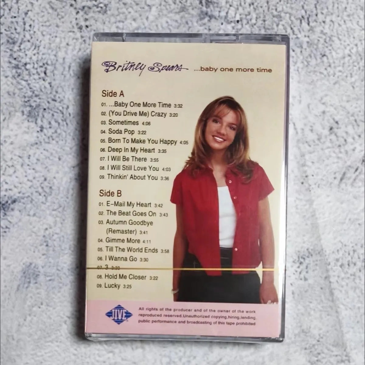 Teen pop Britney Spears Music Tape Baby One More Time Album Cassettes Cosplay Walkman Recorder Car Soundtracks Box Party Music