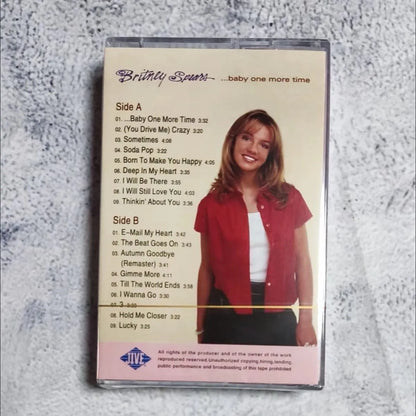Teen pop Britney Spears Music Tape Baby One More Time Album Cassettes Cosplay Walkman Recorder Car Soundtracks Box Party Music