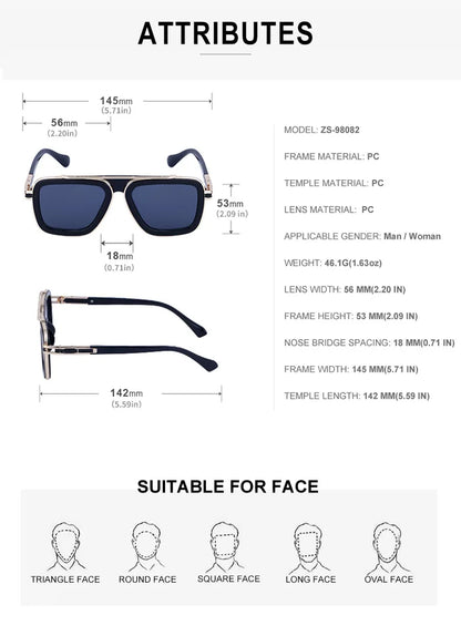 Trendy Oversized Pilot Reading Glasses Men Women Anti Blue Light Luxury Brand Black Unisex Goggle Clear Square Far Sight Eyewear