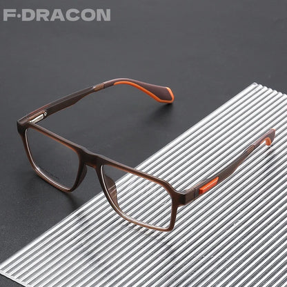 2024 New Sports Glasses Fashion Square Cycling Men's Glasses Frame Ultra-light  Optical Prescription Eyeglass Frame Women 6810
