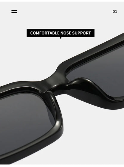 New Square Sunglasses Women Wide Glasses Legs Men Travel Shades Male Female UV400 Gafas Oculos Retro Brand Designer Luxury