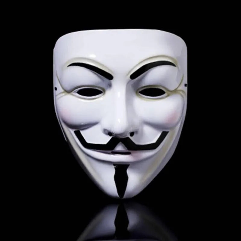 Hackers Mask Multiple Colour V For Mask Costume Cosplay Party,Masquerade Ball, Knight Mask, facepiece,  Handsome Mask
