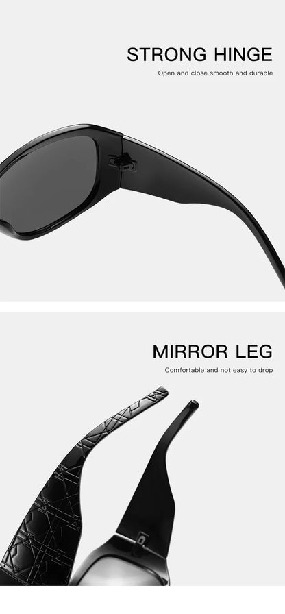 vintae one piece oversized shield sunglasses women new fashion red black gradient sexy sun glasses ladies trendy y2k shades