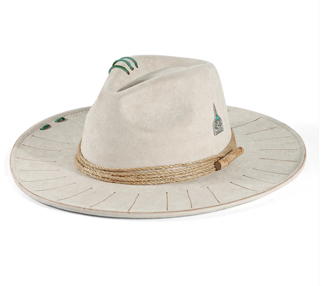 Handmade Fedora Hat suede Men's and Women's Hat feather vintage Fashion Jazz hat Top hats flat Panama sombrero mujer British hat