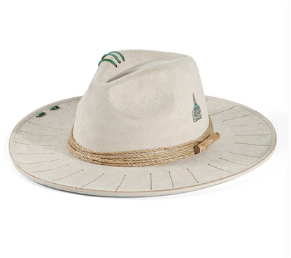 Handmade Fedora Hat suede Men's and Women's Hat feather vintage Fashion Jazz hat Top hats flat Panama sombrero mujer British hat