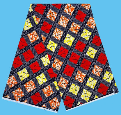 Ankara Fabric African Real Wax Print Cotton 100% New Design 2024 Tissus Wax Africain Patchwork Fabric For Dress 6yard Sales Soft