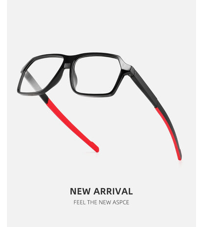 Men Sports Glasses Square Blue Light Myopia Prescription Eyeglasses Reading TR90 Trendy Photochromic Lens Mtb Bicycle Eyewear +1